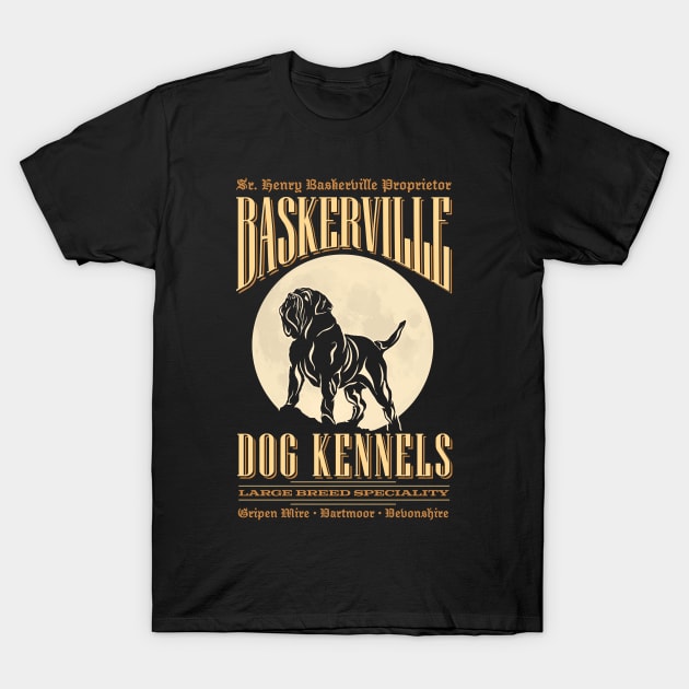 Baskerville Color T-Shirt by Vector Deluxe